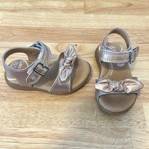 Stride Rite Rose Gold Sandals